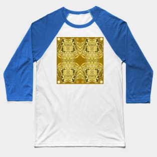 golden alien mictlan ecopop Baseball T-Shirt